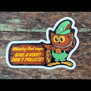 Woodsy Owl Sticker
